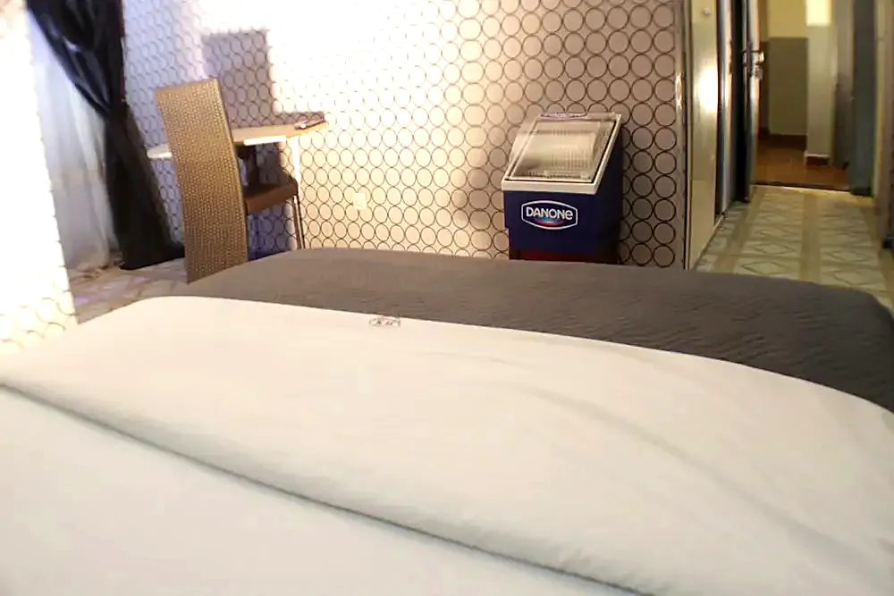 Couloir desservant les chambres